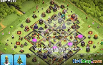 Kopiera Clash of Clans-baser  Town Hall 10 #54644