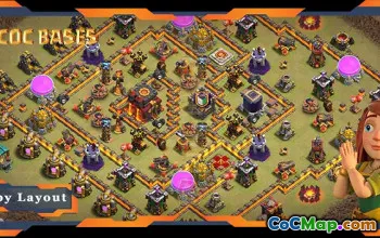 Top TH10 Base Layouts - Hybrid & Anti-Everything Links #22505