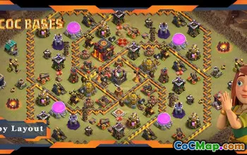 Top TH10 Base Layouts: Links & Anti-Everything Defense #22538