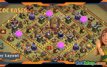 Top TH10 Base Links: Anti 2 Star, Hybrid Layouts - Clash of Clans #22561
