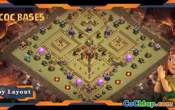 Top TH10 Base Links: Anti 3 Star, War & CWL Layouts  #22300