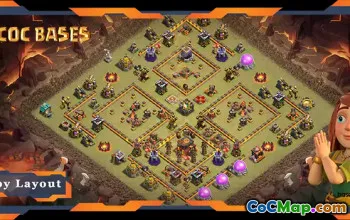 Top TH10 Clash of Clans Base: Anti-Everything Layout Link #22256