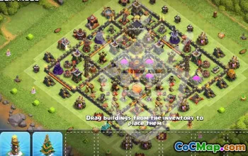 Top TH10 Clash of Clans Base Layouts with Links #53413
