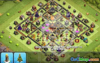 Top TH10 Clash of Clans Base Layouts with Links #53415
