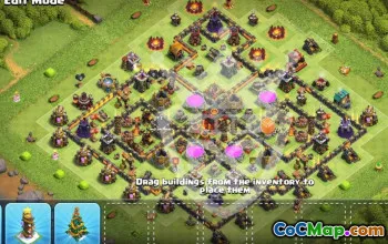 Top TH10 Clash of Clans Base Layouts with Links #53443