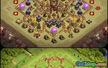 Top TH10 Hybrid Base Designs - Clash of Clans Strategies #23172