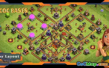 Top TH10 Hybrid Base Layouts - Anti Everything Defense #22356