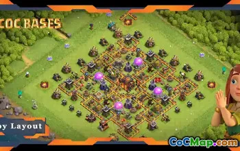 Top TH10 Hybrid Base Layouts for Farming - Clash of Clans #20190