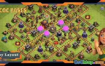 Top TH10 Max Farming Bases - Link & Hybrid Layouts for CoC #22554