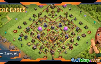Top TH10 Max Level Base & Farming Layout - Clash of Clans #22240