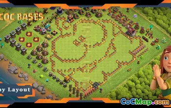 Top TH10 Troll Base with Funny Layout and Link #57443