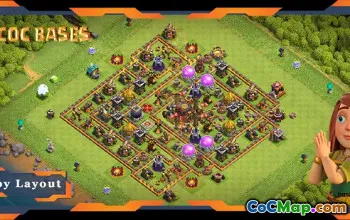 Top TH10 Unbeatable Base: Anti Loot & Hybrid Layout #19375