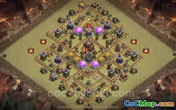 Top TH10 War Base Copy: Max Levels, Anti 2 Stars, Hybrid #25131