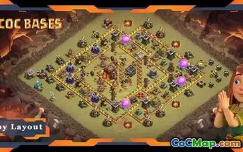 Top TH10 War Base Layouts - Anti 3 Stars & Anti Air #20186