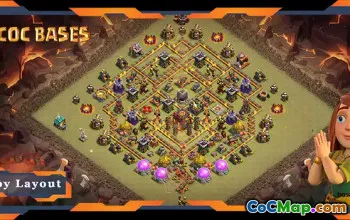 Top TH10 War Base Layouts: Anti 3 Stars & CWL Link #19273