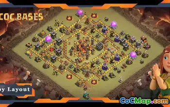 Top TH10 War Base Layouts - Anti Air & CWL Links #20180