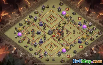 Top TH10 War Base: Max Level, Anti-Everything - Link Inside #24995