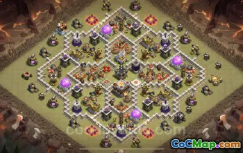 Top TH11 Anti 3 Star War Base with Link - Clash of Clans #20188