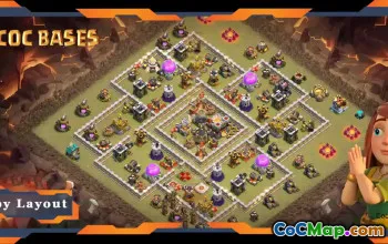 Top TH11 Anti-Air Base Layouts for War & CWL - Clash of Clans #20630