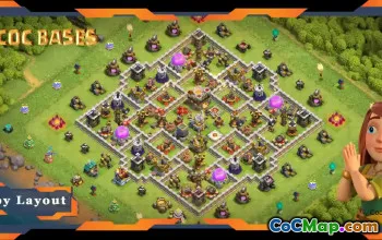 Top TH11 Base Designs - Anti 3-Star Hybrid Layouts #20210