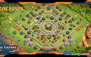 Top TH11 Base Layout: Anti 2 Star & Anti Air Strategy #19210