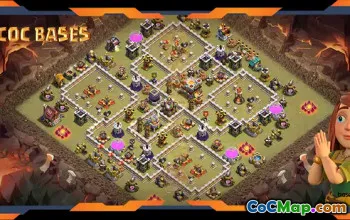 Top TH11 Base with Anti 2-Star Defense #57453