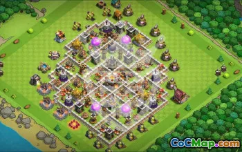 Top TH11 Clash of Clans Base Layouts with Copy Link #53056