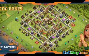 Top TH11 Farming Base Link - Anti 3 Stars Hybrid Layout #20260
