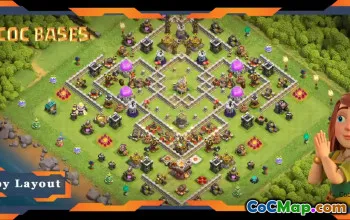 Top TH11 Farming Base with Link - Clash of Clans Layouts #20570