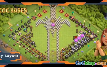 Top TH11 Funny Troll Base - Clash of Clans Layout #19250