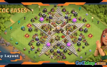 Top TH11 Funny Troll Base Layout - Clash of Clans #19257