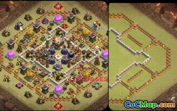 Top TH11 Hybrid Base Designs | Clash of Clans #22942