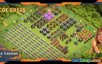 Top TH11 Troll Base Layout - Funny Clash of Clans Design #19243