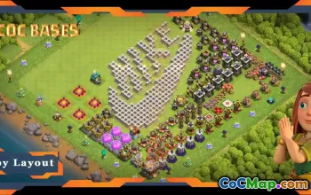 Top TH11 Troll Base: Nike Logo Layout for Clash of Clans #19263