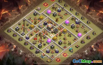 Top TH11 War Base 2024 - Max Levels & Anti Everything #25356