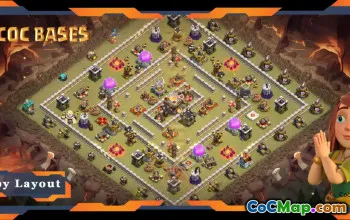 Top TH11 War Base: Anti 3 Star Hybrid Layout & Link #19170