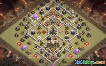 Top TH11 War Base: Anti 3 Stars & Anti Air with Link #25432