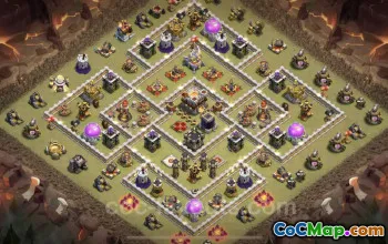 Top TH11 War Base: Anti 3 Stars & Legend League Link #20194