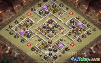 Top TH11 War Base - Anti 3 Stars & Legend League Link #20371