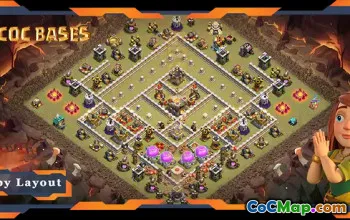 Top TH11 War Base Layout - Anti 2 Star | Clash of Clans #20203