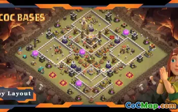 Principais layouts de base de guerra TH11: Anti 3 estrelas e links - COC #18080