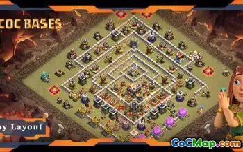 Top TH11 War Base Layouts for Clash of Clans - Anti 3 Star #22236