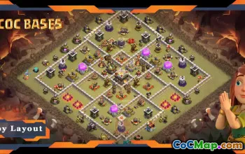 Top TH11 War Base Link - Anti 2 Star Legend League Layout #19158