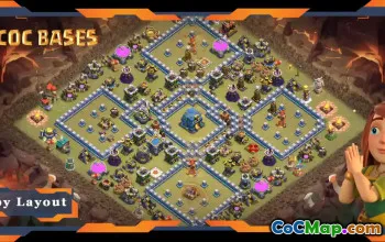 Top TH12 Anti 2 Star Base Layouts for War & CWL - COC #20660