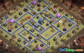Top TH12 Anti 2 Stars War Base | Clash of Clans Link #25650