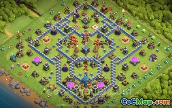 Top TH12 Anti-Dragon Base for Legend League - Clash of Clans #20617
