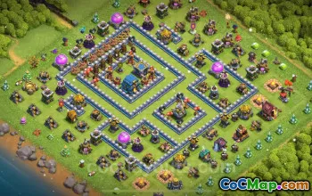 Top TH12 Base Copy 2025 - Anti Dragon & Anti Air Defense #20642