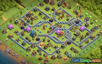 Top TH12 Base Copy - Anti Dragon & Air Defense 2025 #20535