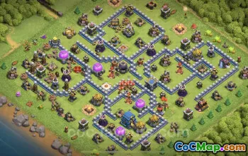 Top TH12 Base Copy: Max Levels & Anti 3 Stars Setup #20917