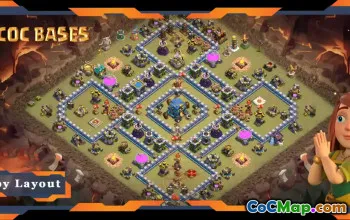 Top TH12 Base Layout: Anti 3 Star & Anti Air for COC #20556